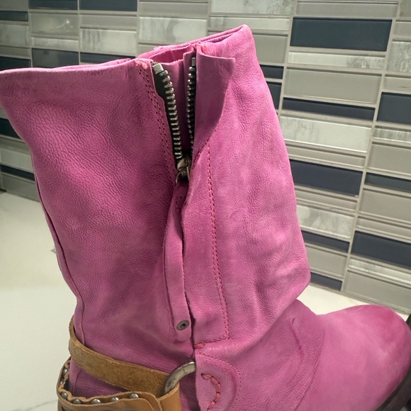Pink Women's Boots AS 98 Combat Party Boots - Picture 7 of 9